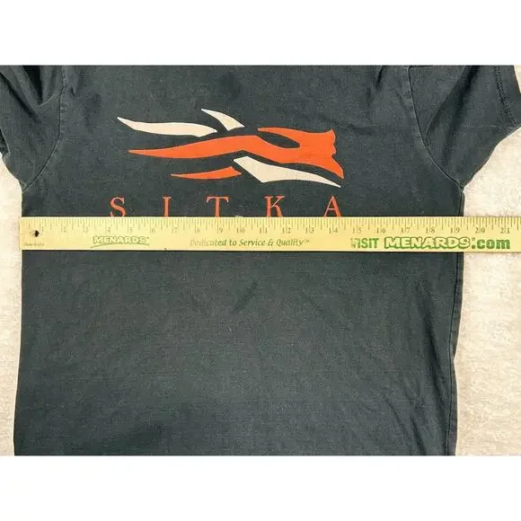 Sitka Shirt Men’s Sz Medium Black Graphic Tee Outdoor Hunting Short Sleeve - Picture 4 of 8